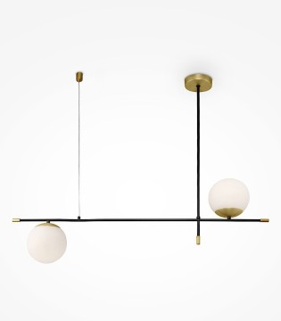 Lámpara lineal de techo Nostalgia 2 luces - Maytoni