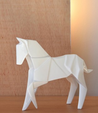 CABALLO blanco brillo... 2