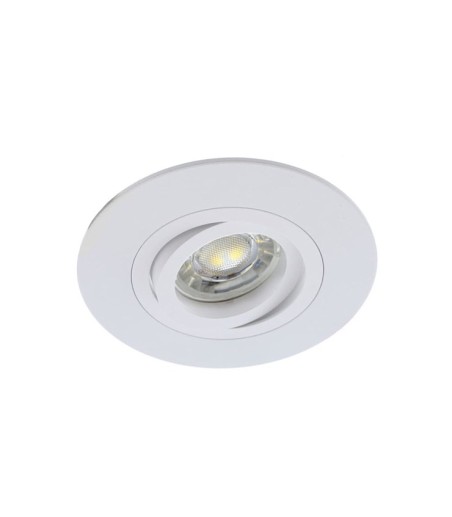 Aro Empotrable GU10 grande Helium Plus Ø110 blanco