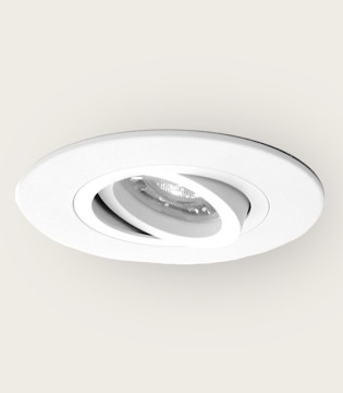 Foco Empotrable de techo GU10 ancho Helium Plus Ø110 blanco 2