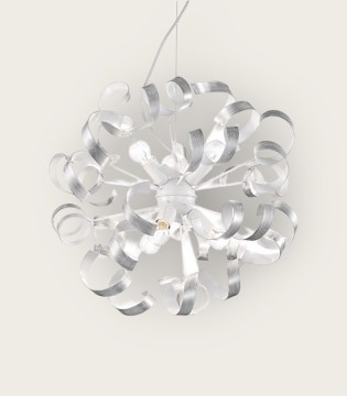 Lámpara de techo VORTEX SP6 Argento de Ideal Lux