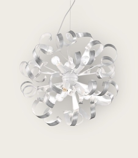 Lámpara de techo VORTEX SP6 Argento de Ideal Lux