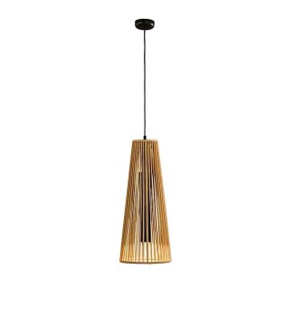 Lámpara colgante cónica Savina GU10 25cm cuerdas - Ole Lighting