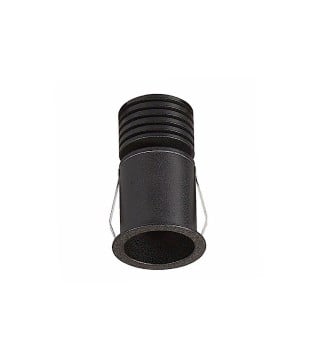 Mini foco empotrable LED GUINCHO negro 3W Ø41 IP54 - Mantra