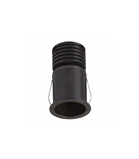 Mini foco empotrable LED GUINCHO negro 3W Ø41 IP54 - Mantra