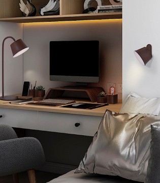 Lámpara de mesa sin cables recargable CUCO led corten IP54 - Schuller 2