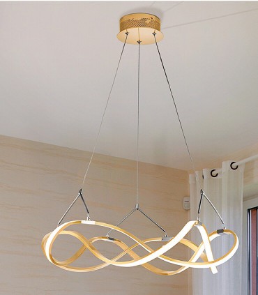 Lámpara techo LED Molly 763712 55cm oro Schuller Iluminación.