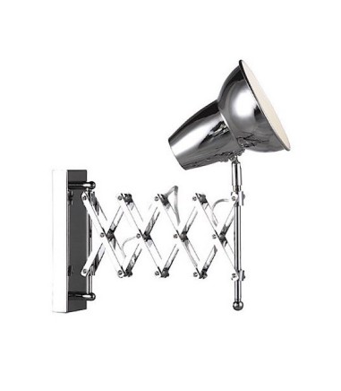 Aplique pared orientable FLEXI cromo E27