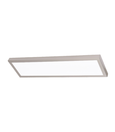 Plafón de techo LED Planium  acero 36W con mucha luz - Irvalamp