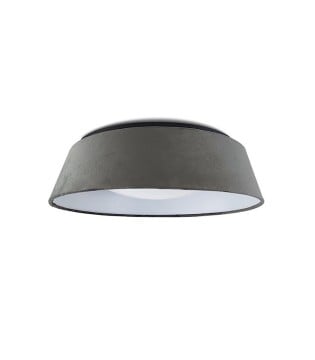 Plafón techo LED pantalla terciopelo gris oscuro MX2531-GT - Ineslam