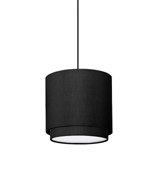 Lámpara de techo pantalla negra MD4530-BK - Ineslam