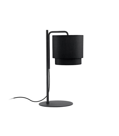 Lámpara de mesa con pantalla negra MT4533-BK - Ineslam
