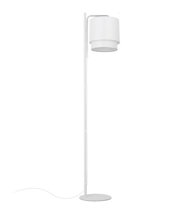 Lámpara de pie con pantalla blanca ML4535-WH - Ineslam