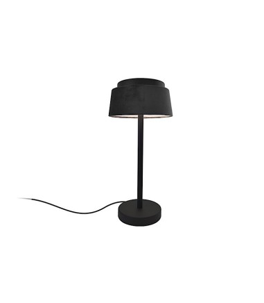 Lámpara de sobremesa pantalla terciopelo antracita MT2532-GT - Ineslam