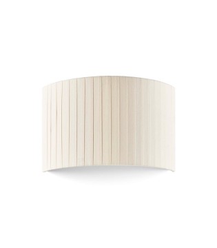 Aplique de pared MB6306-IV - Ineslam pantalla Plisada crudo
