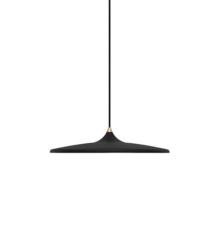 Lámpara de techo campana fina metal MD2692-BK negro - Ineslam