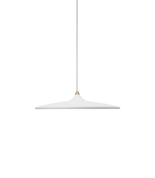 Lámpara de techo campana fina metal blanca MD2692-WH - Ineslam