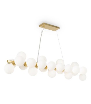 Lámpara de techo lineal Dallas oro 25 luces - Maytoni 2