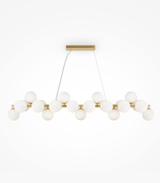 Lámpara de techo lineal Dallas oro 25 luces - Maytoni