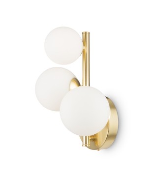 Aplique de pared Dallas oro 3 globos - Maytoni 2