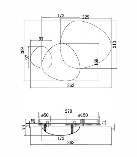 Aplique pared Jack-Stone 8W