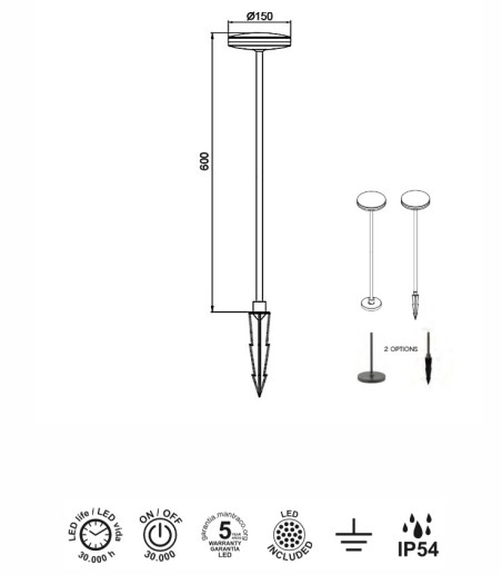 Características Piqueta exterior Akita 8480 - Mantra