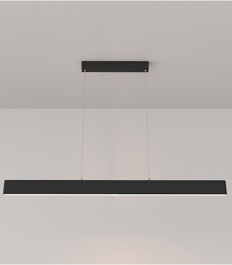 Lámpara lineal LED de techo Step 30W negro - Maytoni