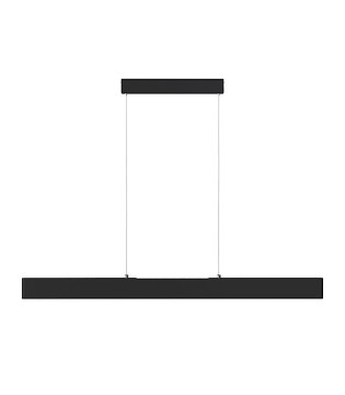 Lámpara lineal LED colgante Step 30W negro - Maytoni