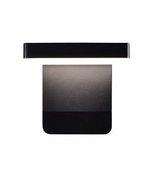 Aplique exterior de pared con mucha luz orientable Cooper negro 8475 20W - Mantra