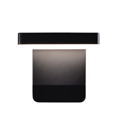 Aplique exterior de pared con mucha luz orientable Cooper negro 8475 20W - Mantra