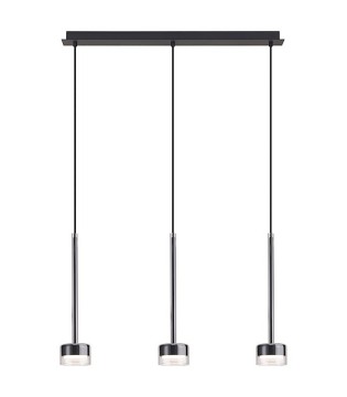 Lámpara lineal Tonic transparente 3L   7882 - Mantra