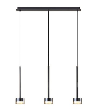 Lámpara lineal Tonic transparente 3L   7882 - Mantra 2