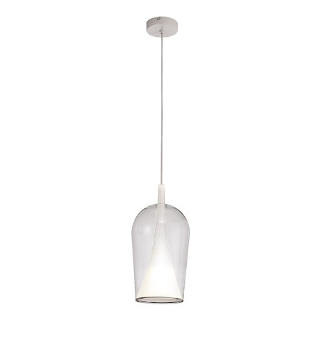 Lámpara de techo colgante cristal Elsa 8257 E27 - Mantra