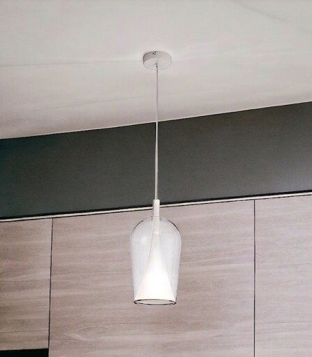 Lámpara de techo colgante cristal Elsa 8257 E27 - Mantra