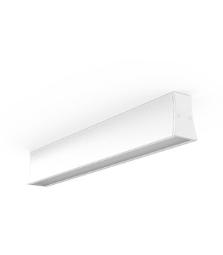 Plafón techo LED lineal Hanok negro 14W - Mantra 2