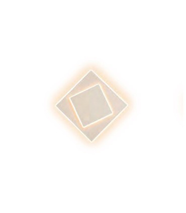 Aplique Dakla cuadrado 12W Blanco 6425 Mantra