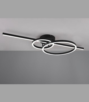 Plafón techo LED negro... 2