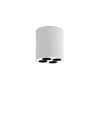 Plafón de techo Invisible circular negro - ACB 2