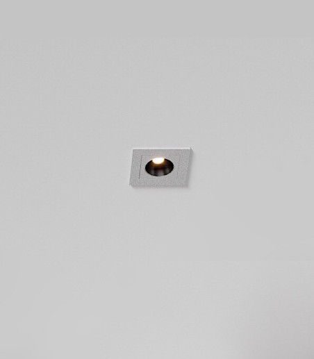 Mini foco empotrable Invisible cuadrado blanco LED 3W - ACB