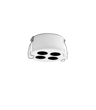 Foco empotrado LED Invisible circular negro 9W - ACB 2