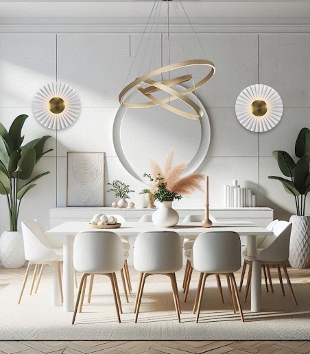 Lámpara de techo 3 aros circulares Rim latón Ø80 115W - Maytoni