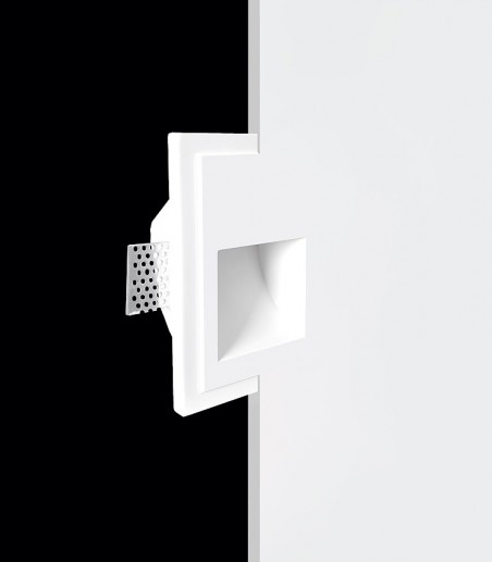 Foco Empotrable pared invisible Aleli escayola G9 - Ineslam - 100x145 mm