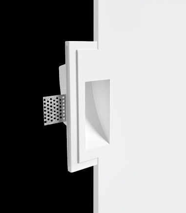 Empotrable pared enrasado de escayola Rosa G9 - Ineslam - 165x80 mm