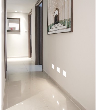 Focos empotrables de pared invisible Folk escayola G9 - Ineslam - 185x130 mm