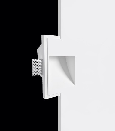 Empotrable pared invisible Folk escayola G9 - Ineslam - 185x130 mm