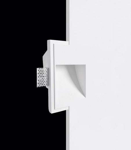 Empotrable pared invisible Folk escayola G9 - Ineslam - 185x130 mm
