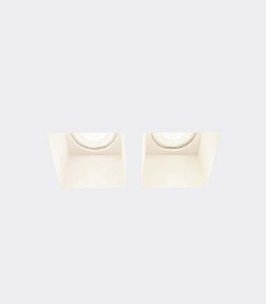 Empotrable invisible escayola doble Miami GU10 - Ineslam - 215x120 mm
