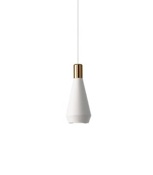 Lámpara colgante 1 luz MD2505-WH - Ø9 cm - Ineslam