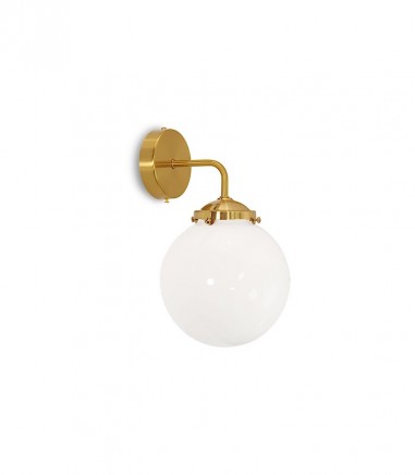 Aplique de pared tulipa globo cristal MB3199-GD - Ineslam