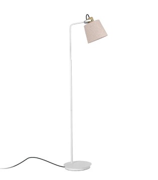 Lámpara pie pantalla beige orientable ML2274-WH - Ineslam